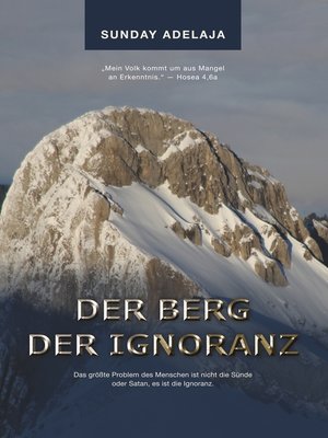 cover image of Der Berg der Ignoranz